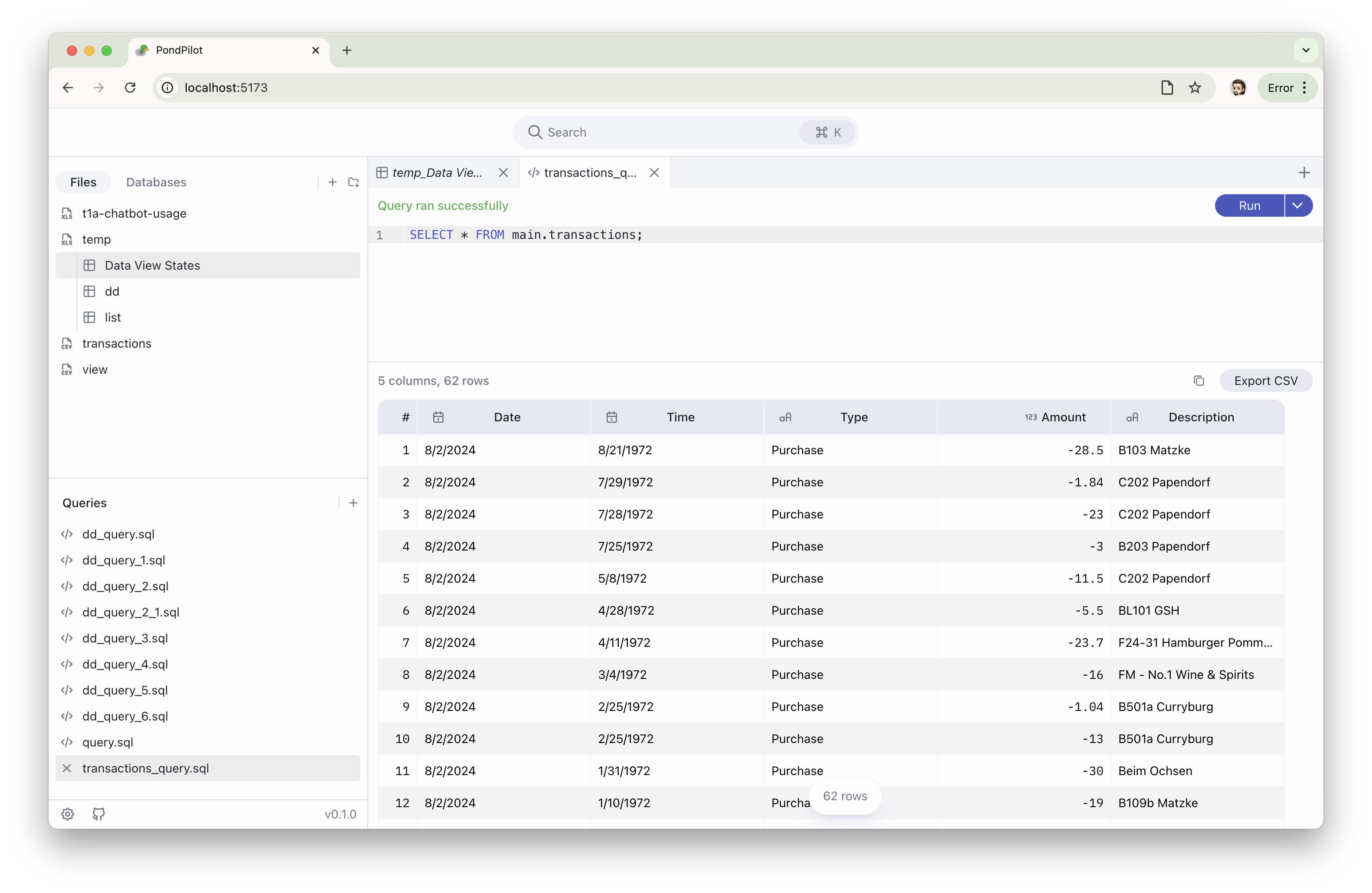 PondPilot Interface